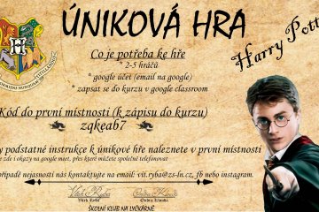 Online úniková hra - Harry Potter