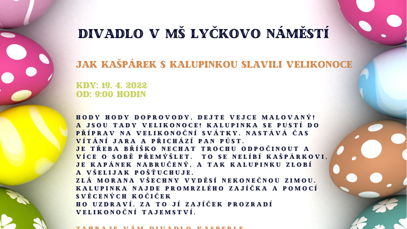 Divadlo v MŠ Lyčkovo