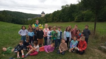Výprava Objevitelů z 2.A na Karlštejn