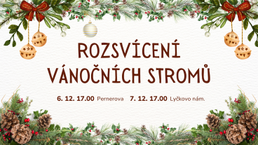 Rozsvícení vánočních stromů