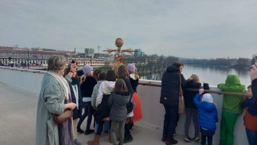 Děti vynesly Moranu a přivítaly jaro