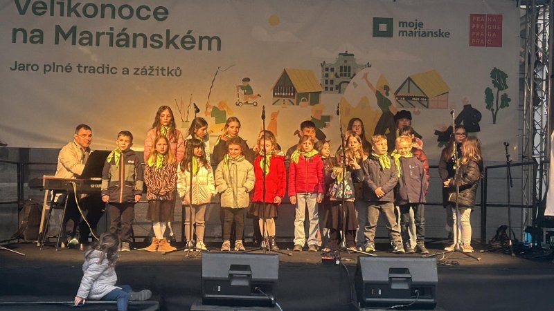 Piánko zpívalo na Velikonočních trzích